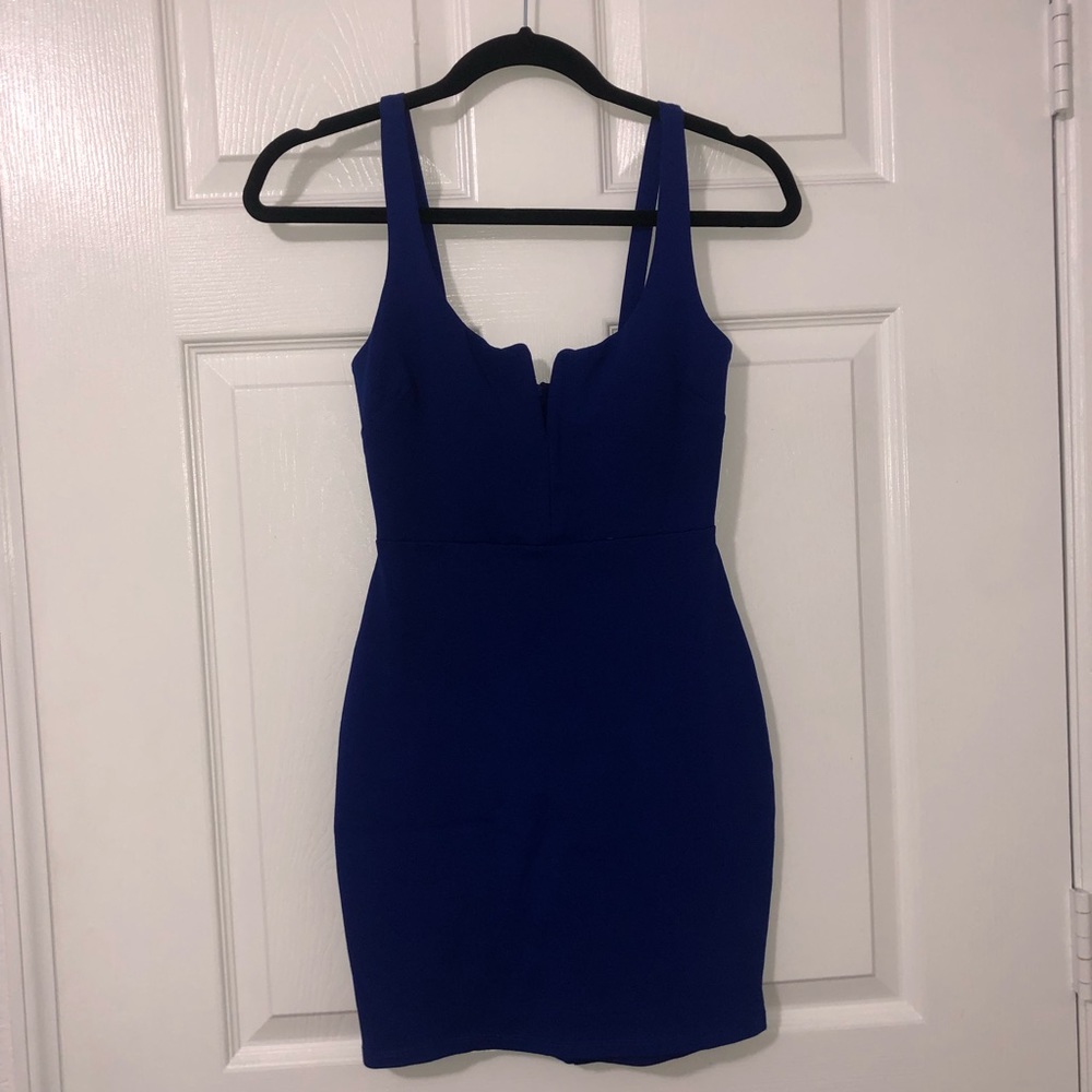 Royal Blue MIDI Dress
